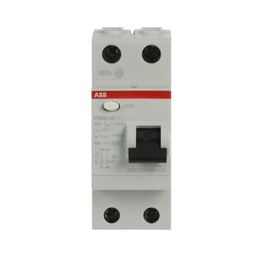 FH202AC-40/0,03 (RCCB, 40A, 2P, 30mA, IEC/EN 61008)