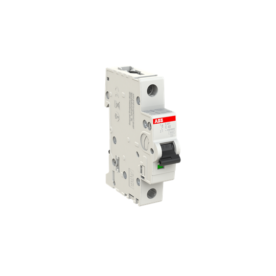 S201-C 40 (MCB, 40A, 1P, 10 kA, IEC/EN60947-2)