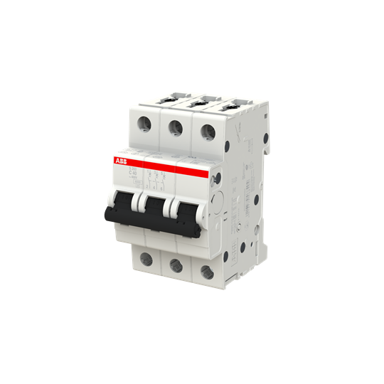 S203-C 40 (MCB, 40A, 3P, 10 kA, IEC/EN60947-2)