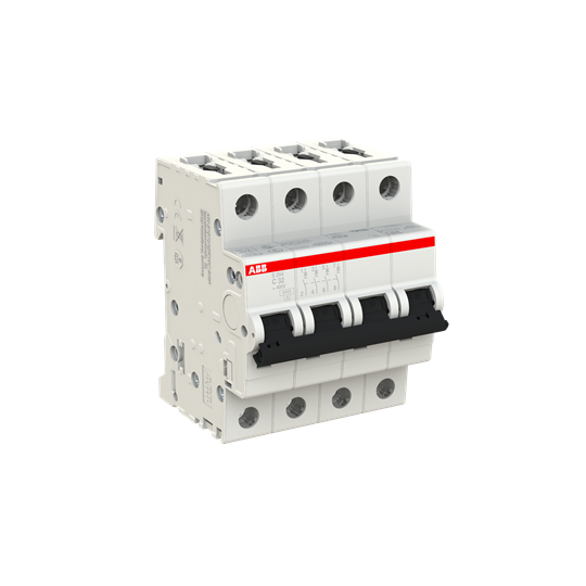 S204-C 32 (MCB, 32A, 4P, 10 kA, IEC/EN60947-2)