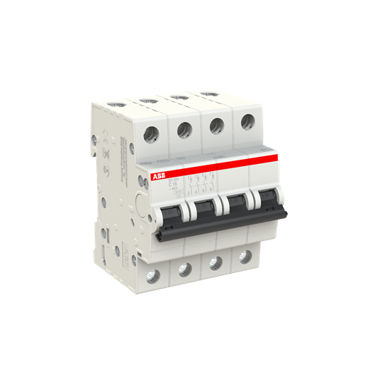 SH204-C 16 (MCB, 16A, 4P, 6 kA, IEC/EN 60898) 