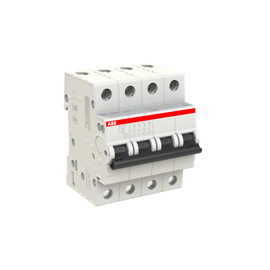 SH204-C 25 (MCB, 25A, 4P, 6 kA, IEC/EN 60898) 