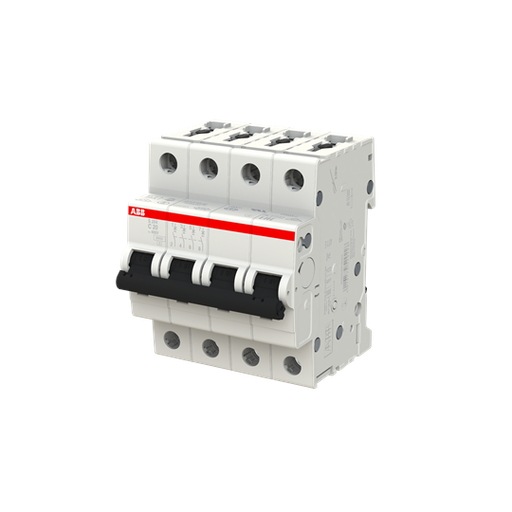 [2CDS254001R0204] S204-C 20 (MCB, 20A, 4P, 10 kA, IEC/EN60947-2)