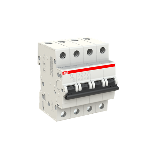 [2CDS214001R0404] SH204-C 40 (MCB, 40A, 4P, 6 kA, IEC/EN 60898) 