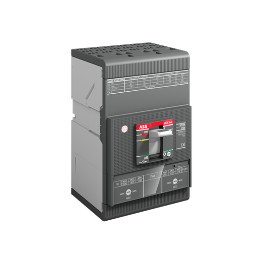 [1SDA068312R1] XT4S 250 TMA 250-2500 3p F F (MCCB, 250AT/250AF, 3P, 50 kA, THERM. MAGNET. TRIP UNIT)