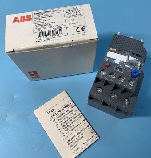 [1SAZ721201R1045] TF42-13 Thermal Overload Relay (10.0 ... 13.0)A