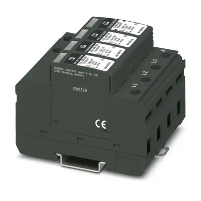 [2910575] VAL-MS-EE-T2-3+1-320 Type 2 surge arrester 40KA 4 Pole, Phoenix Contact