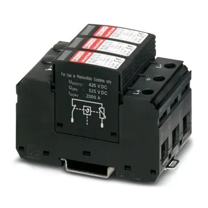 VAL-MS-T1/T2 1000DC-PV/2+V/40 - Lightning/ surge arrester type 1/2, Phoenix Contact